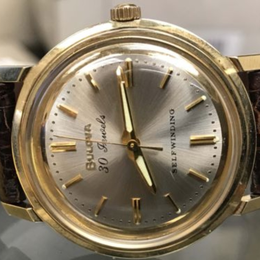 Bulova M5 14K Yellow Gold Mechanical Hand Wind Men